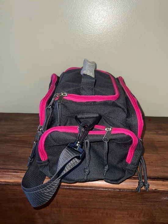 Cabela's Black and Hot Pink Women's Travel Utility Bag - Picture 3 of 4